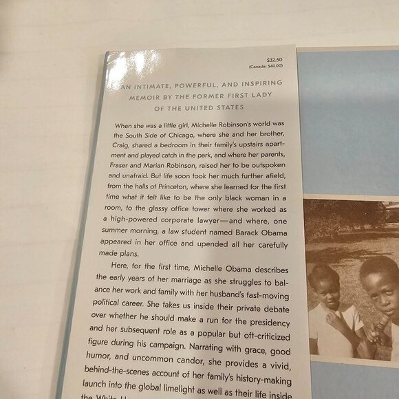 Becoming By Michelle Obama Hardcover First Edition - Picture 3 of 5